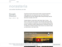 Tablet Screenshot of norasteria.wordpress.com