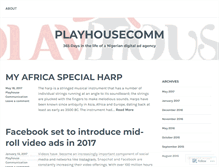 Tablet Screenshot of playhousecomm.wordpress.com