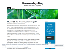 Tablet Screenshot of lisensvardag.wordpress.com