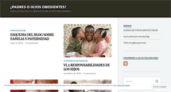 Desktop Screenshot of paternidad7.wordpress.com