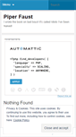 Mobile Screenshot of piperfaust.wordpress.com