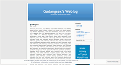 Desktop Screenshot of gudangsex.wordpress.com