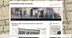 Desktop Screenshot of intensificantvidesnervioses.wordpress.com