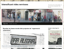 Tablet Screenshot of intensificantvidesnervioses.wordpress.com
