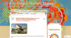 Desktop Screenshot of bargainhuntingmomma.wordpress.com