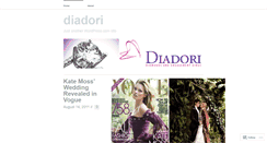 Desktop Screenshot of diadori.wordpress.com