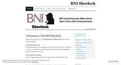 Desktop Screenshot of bnisherlock.wordpress.com