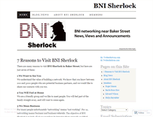 Tablet Screenshot of bnisherlock.wordpress.com