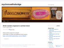 Tablet Screenshot of mychoiceatfirebridge.wordpress.com