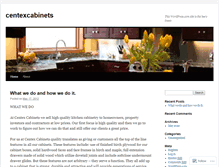 Tablet Screenshot of centexcabinets.wordpress.com