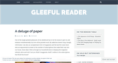 Desktop Screenshot of gleefulreader.wordpress.com
