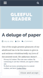 Mobile Screenshot of gleefulreader.wordpress.com