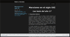 Desktop Screenshot of matenasocrates.wordpress.com