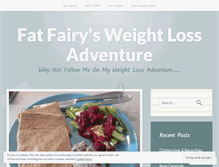 Tablet Screenshot of fatfairysweightlossadventure.wordpress.com