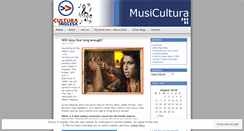 Desktop Screenshot of musicultura.wordpress.com