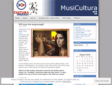 Tablet Screenshot of musicultura.wordpress.com