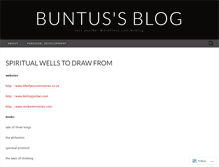 Tablet Screenshot of buntus.wordpress.com