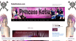 Desktop Screenshot of katiefindom.wordpress.com