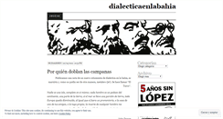 Desktop Screenshot of dialecticaenlabahia.wordpress.com