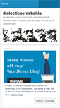 Mobile Screenshot of dialecticaenlabahia.wordpress.com