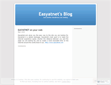 Tablet Screenshot of easyatnet.wordpress.com