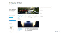 Desktop Screenshot of dav3design.wordpress.com