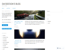 Tablet Screenshot of dav3design.wordpress.com