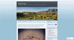 Desktop Screenshot of amicodivino.wordpress.com