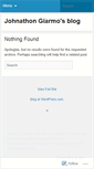 Mobile Screenshot of johnathongiarmo.wordpress.com
