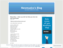 Tablet Screenshot of newmusicz.wordpress.com