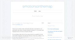 Desktop Screenshot of emotionsonthemap.wordpress.com