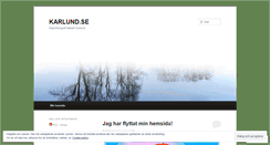 Desktop Screenshot of karlund.wordpress.com