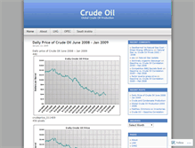 Tablet Screenshot of crudeoil.wordpress.com