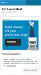Mobile Screenshot of eatlocalmeat.wordpress.com