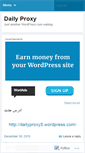 Mobile Screenshot of dailyproxy2.wordpress.com
