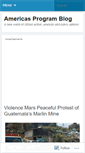 Mobile Screenshot of americasprogram.wordpress.com