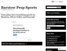 Tablet Screenshot of barstowpreps.wordpress.com