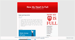 Desktop Screenshot of nowmymelbourneheartisfull.wordpress.com