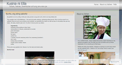 Desktop Screenshot of kusinaniella.wordpress.com