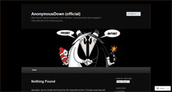Desktop Screenshot of anonymousdown.wordpress.com