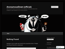 Tablet Screenshot of anonymousdown.wordpress.com