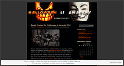 Desktop Screenshot of halloweenisanarchy.wordpress.com