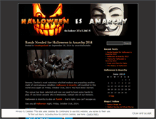 Tablet Screenshot of halloweenisanarchy.wordpress.com