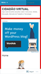Mobile Screenshot of cidadaovirtual.wordpress.com