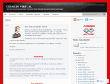 Tablet Screenshot of cidadaovirtual.wordpress.com