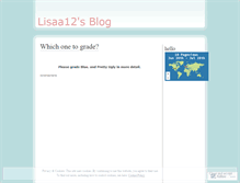 Tablet Screenshot of lisaa12.wordpress.com