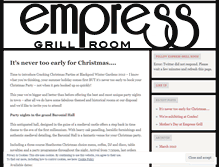 Tablet Screenshot of empressgrill.wordpress.com