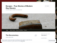 Tablet Screenshot of escapethedocumentary.wordpress.com