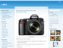 Tablet Screenshot of limbiz.wordpress.com