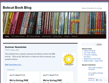 Tablet Screenshot of besbobcatlibrary.wordpress.com